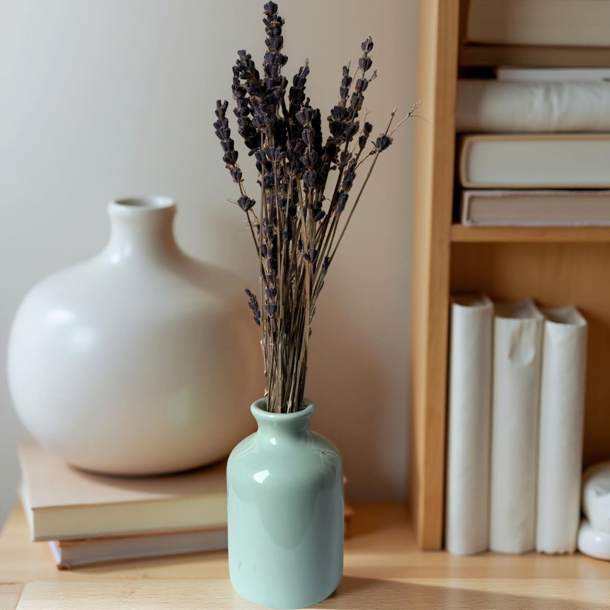 Green Ceramic Home Accent Bottle | Diffuser & Mini Vase | 100ml-3